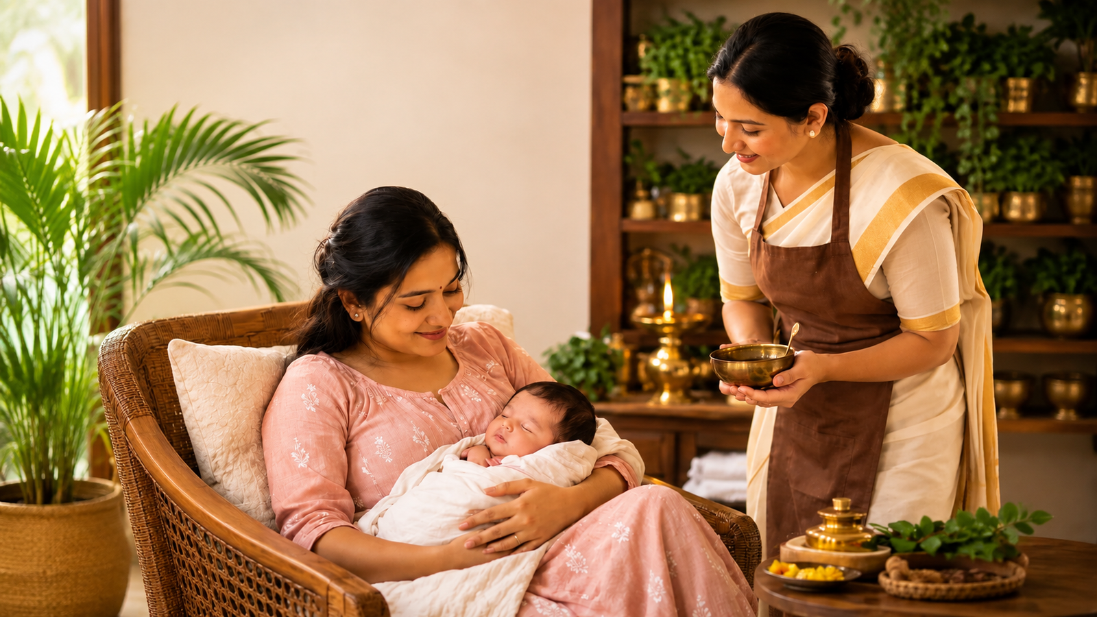 The Postpartum Body After Ayurvedic Treatment: Restoring Strength, Energy & Hormonal Balance in Trivandrum